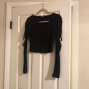 Black Crop Top